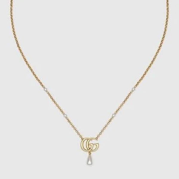 Gucci GG Marmont Gold Necklace