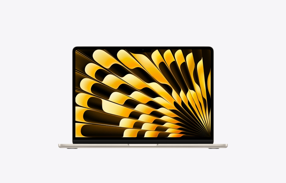 MacBook Air, 13-inch, M5 Chip, 10-core CPU, 8-core GPU, Starlight, 16GB memory, 512GB storage