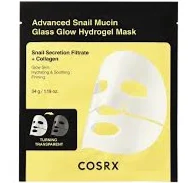 Cosrx Advanced Snail Mucin Glass Glow Hydrogel Mask