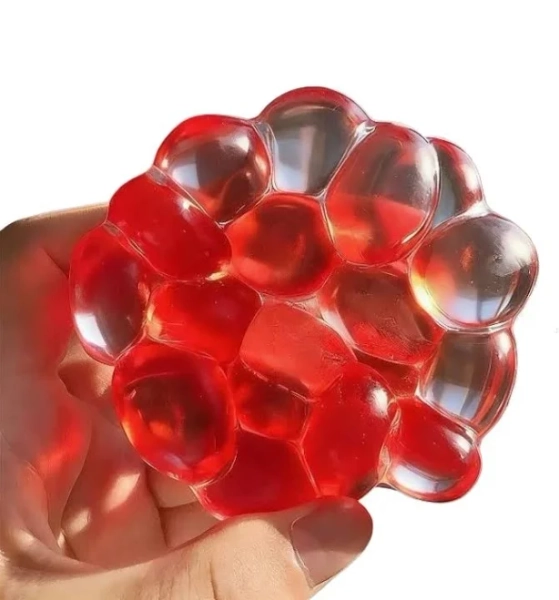 Squishy Gemstone Ball Squeeze Toy Funny Plasticity Transparency Ball Fidgets Toys Relaxation Anxiety