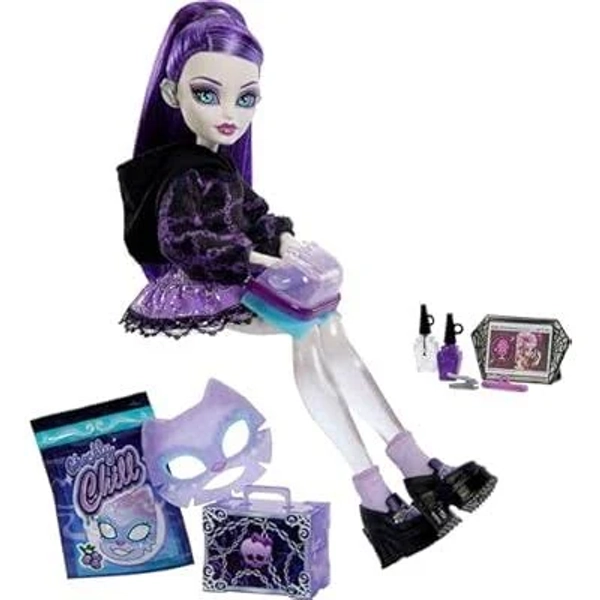 Monster High Spectra Vondergeist Doll and Self-Scare Secrets Playset