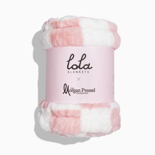 Pink Check | Baby | Life-Changing Softness | Lola Blankets