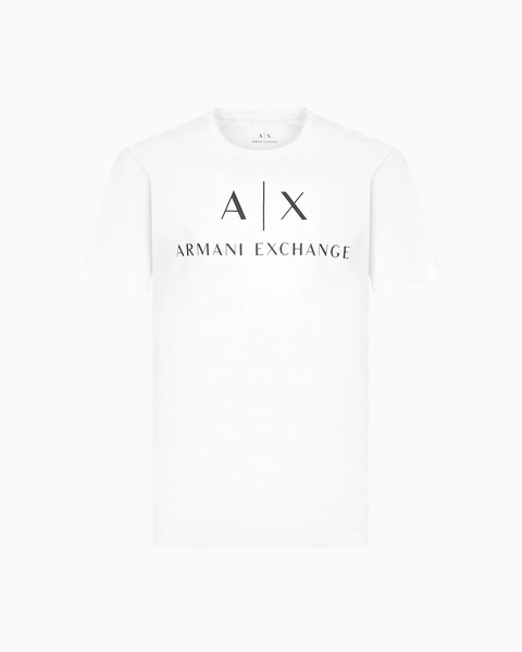 Slim fit jersey T-shirt with logo | Armani Exchange US