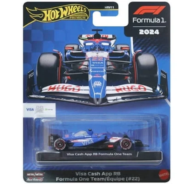 Hot Wheels 1:64 Scale Premium Die-Cast Formula 1 Collectible Toy Race Car (Styles May Vary), Multicolor