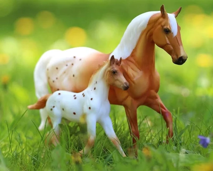 Breyer Effortless Grace Horse & Foal Set
