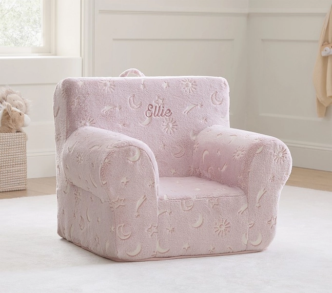 Anywhere Chair®, Cozy Pink Glow-in-the-Dark Slipcover Only
