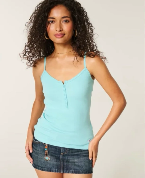 Surf Team Graphic Henley Cami