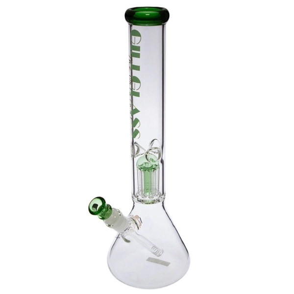 Gili Glass – 16   Tree Perc Beaker Bong