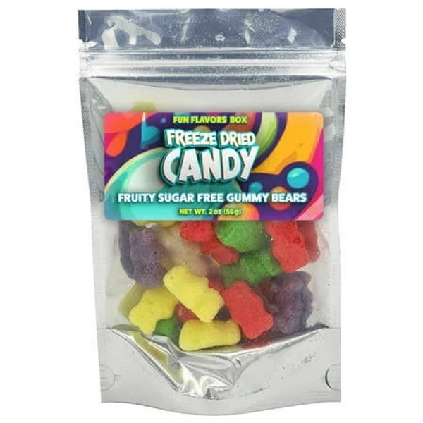 Fun Flavors Box Fruity Gummy Bears Variety Pack Crunch Candy Treats