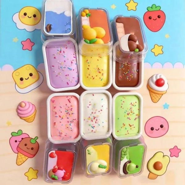 1pc Boxed Cake Squishy Toy, Slow Rebound Super Soft Mochi Texture Stress Relief Squeeze Toy, Cute Dessert Decompression Toy, Suitable As Teacher's Day