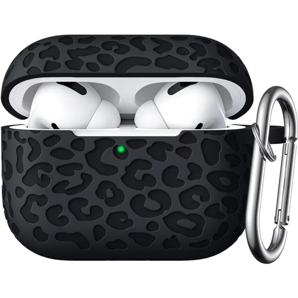 Comvin Fits For Airpods Pro 2 Case Silicone, Cute Soft Compatible With Airpods Pro Case Cover, Leopard