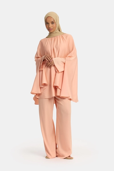 SATIN DRAPE SET -