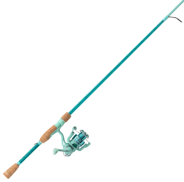 SheFish Sparkle Elite Spinning Combo - Teal