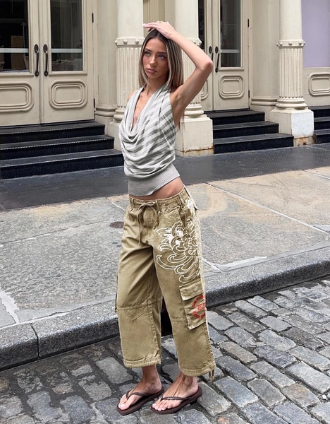 Long Bermuda shorts ED HARDY x BERSHKA