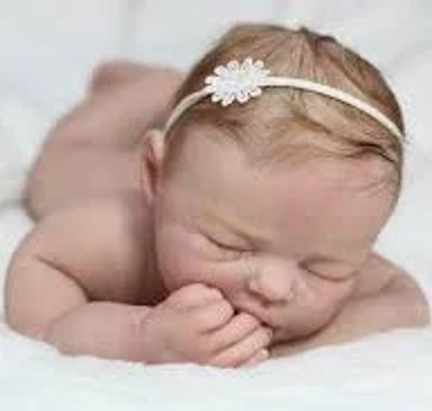 LAURA – Platinum Silicone Preemie Reborn Baby Boy or Girl | MJReborn High-End Collection by Gema Fuertes | Ultra Soft Marshmallow Silicone