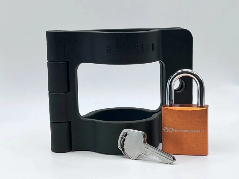 Revision Barbell Lock – Clam Style Locking Innovation. Lock It Up – Protect What Lifts You — Revision Barbells 