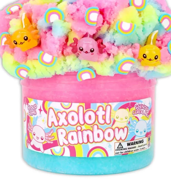 Dope Slimes Axolotl Rainbow Slime