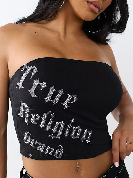 CRYSTAL LOGO TUBE TOP