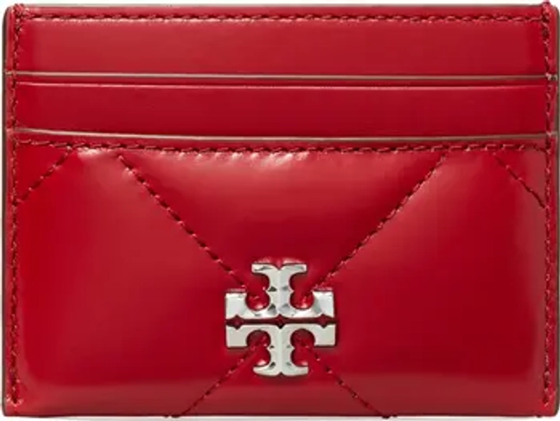 Kira Diamond Quilted Leather Card Case