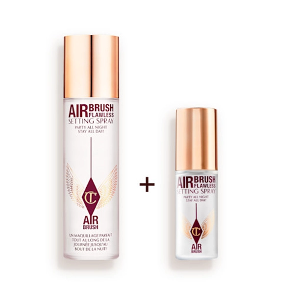 AIRBRUSH FLAWLESS SETTING SPRAY FULL-SIZE + TRAVEL-SIZE DUO  - LIMITED TIME OFFER
