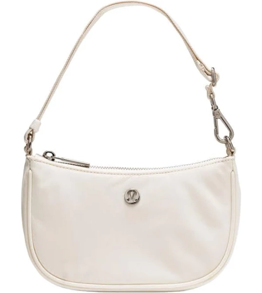 lululemon City Essentials Mini Shoulder Bag Sports bag, Women's, Size: One Size, Light ivory