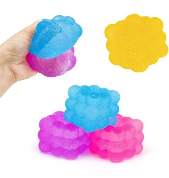 Sugar Squeeze Squishy – Bubble Cube Stress Ball