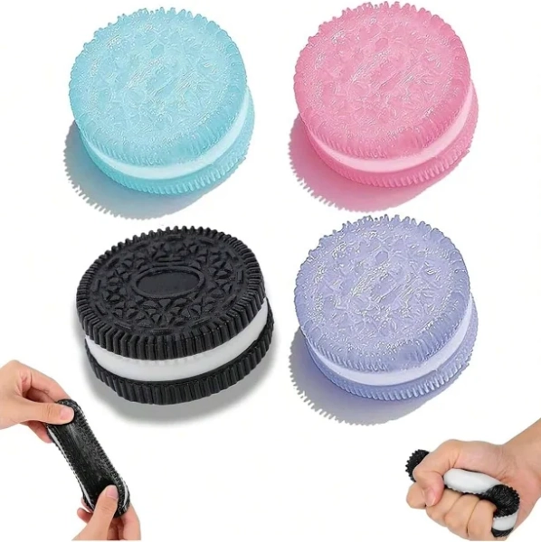 4 Pcs Handmade Silicone Stress Relief Squishy Toy,2025 New Stress Relief Toy,Ultra Soft Decompression Venting Toy,Anxiety And Relaxation Perfect Desk