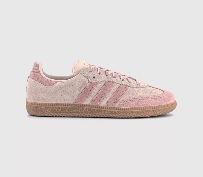 Adidas Samba OG Trainers Wonder Quartz Wonder Mauve Gum