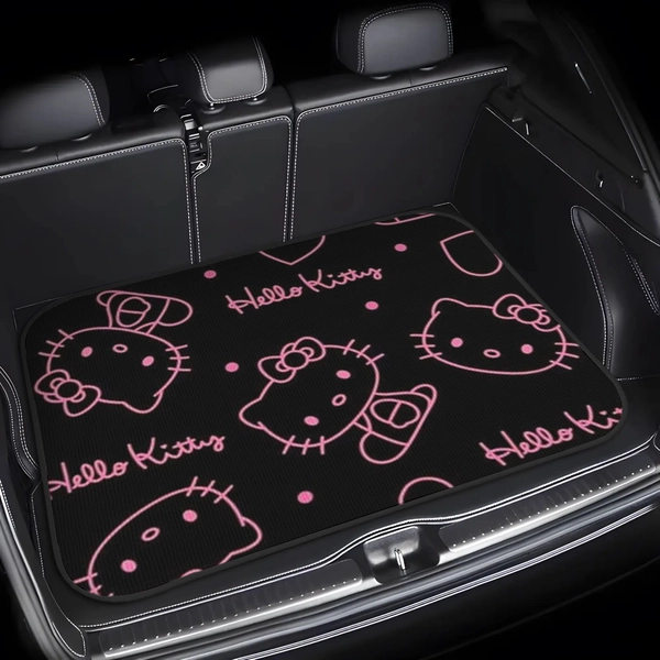 1pc Sanrio Hello Kitty Car Trunk Liner Anti-Slip & Easy-to-Clean Cargo Mat, Stylish Interior Organizer for New Year/Christmas/Valentine's Day/Easter/Carnival/Birthday Gifts