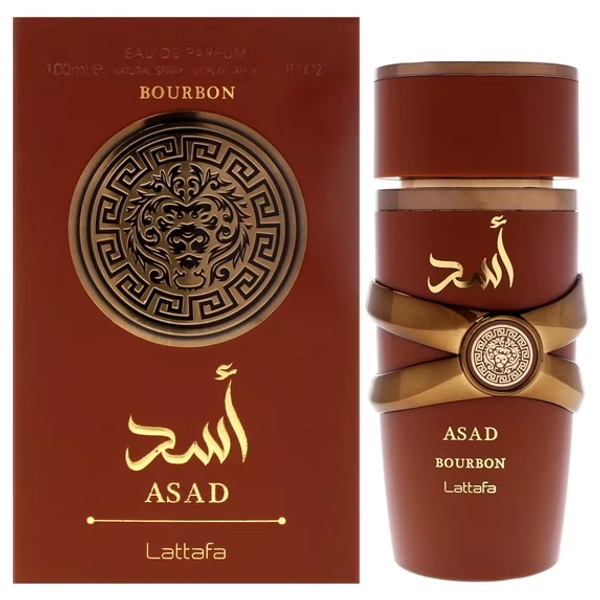 Lattafa Asad Bourbon , 3.4 oz EDP Spray
