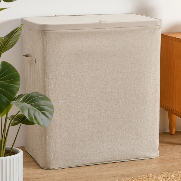Titus 3 Section Foldable Laundry Hamper