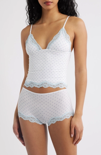 Fits Everybody Lace Cami & Boyshorts Set