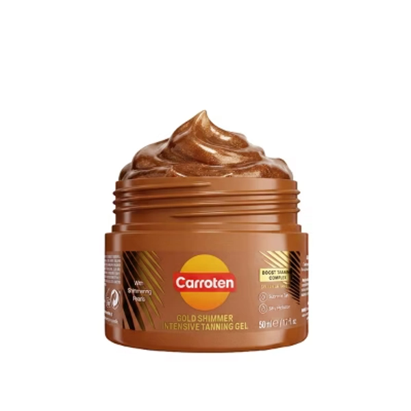 Carroten Gold Shimmer Intensive Tanning Gel Mini - 1.7 fl oz