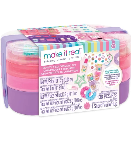 Make It Real Beauty 2-Go Cosmetic Set