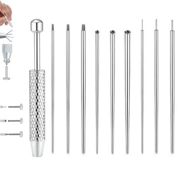 Piercing Taper Ball Grabber Tool for Changing Jewelry - 16G 18G 20G Threadless/Internal thread/External Thread Piercing Taper Stretching Kit for Ear/