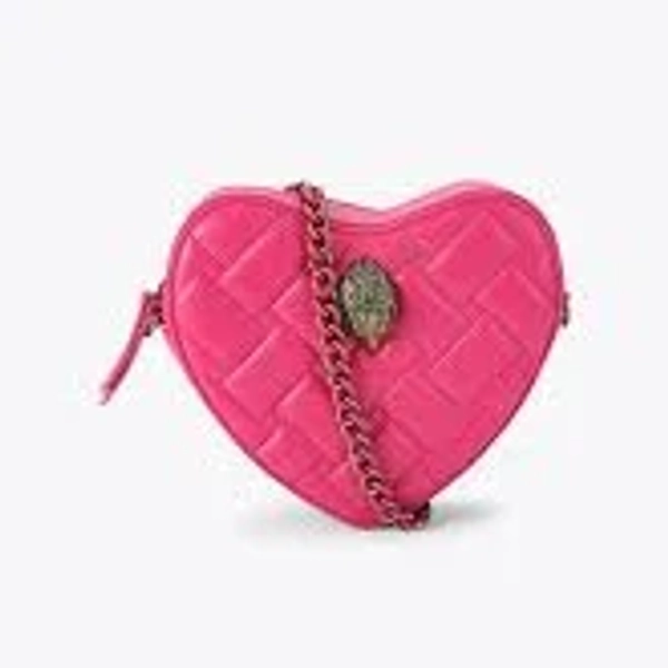 Kurt Geiger London Women's Kensington Heart Leather Crossbody Bag