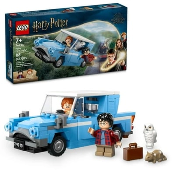 LEGO System Inc LEGO Harry Potter Flying Ford Anglia  Buildable Car Toy with 2 Minifigures for Role Play  Harry Potter Toy for Kids  Harry Potter Car Fantasy Playset  Gift for Boys and Girls Ages 7 and Up  76424