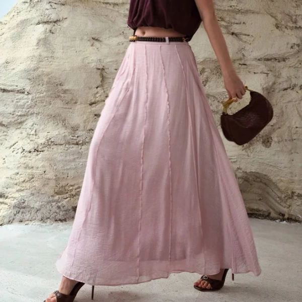 Flowing Chiffon Maxi Skirt
