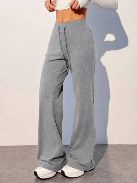 SHEIN Women's High Stretch Flare Leg Pants