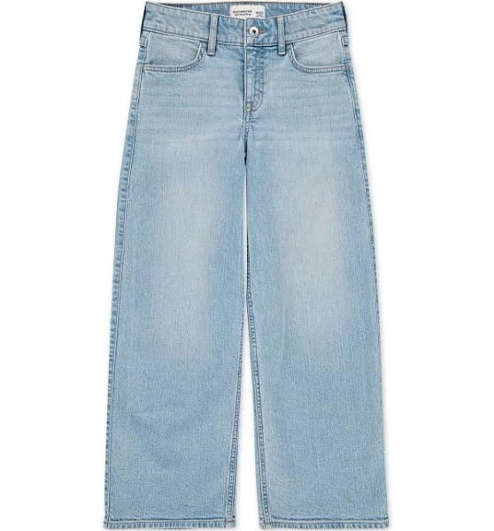Abercrombie & Fitch Girls High Waisted Wide Leg Jeans