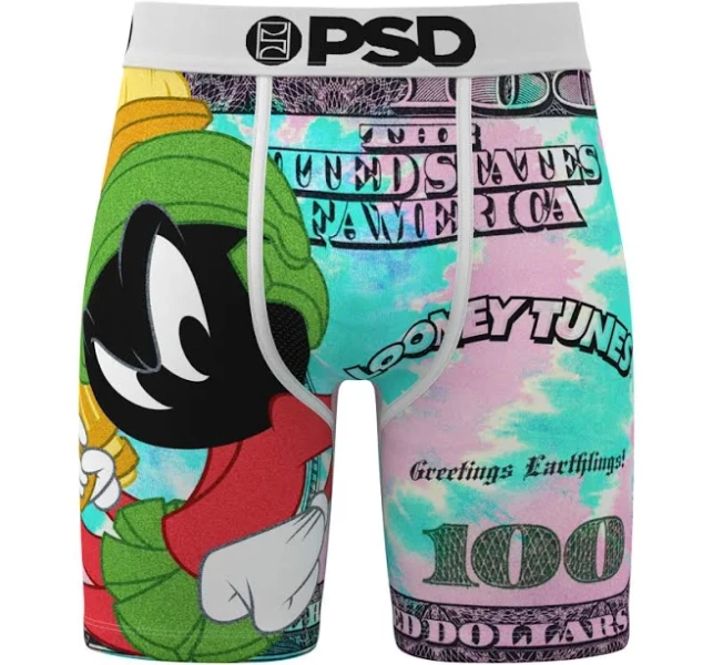 PSD Men's Looney Tunes Marvin 100 Underwear
