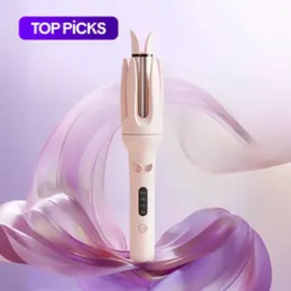 Automatic Hair Curling Iron, 28mm Hair Curler, Negative Ion Automatic Hair Hair Curl Wand, 4 Modes Temperatures Rotating Curling Iron for Women, Hair Styling Tools for Home, Automatic Curling Stick #TOP PICKS