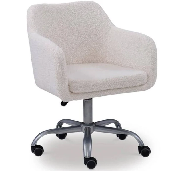Barnes Fabric Seat Adjustable Height Rolling Office Task Chair