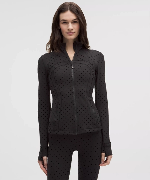 Lululemon Define Jacket Nulu *Flocked - Polka Flock Black - 4