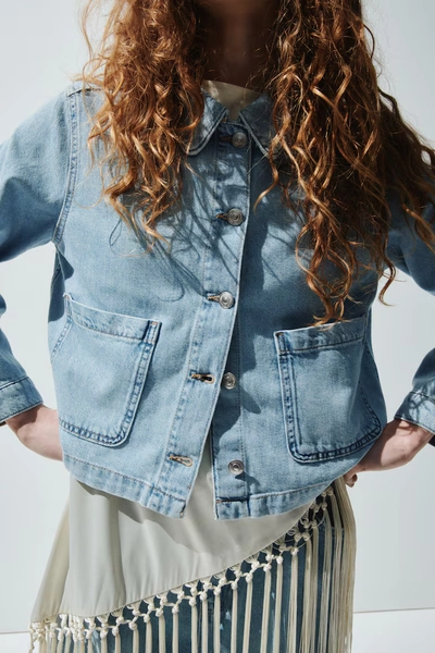 Denim Jacket - Light denim blue