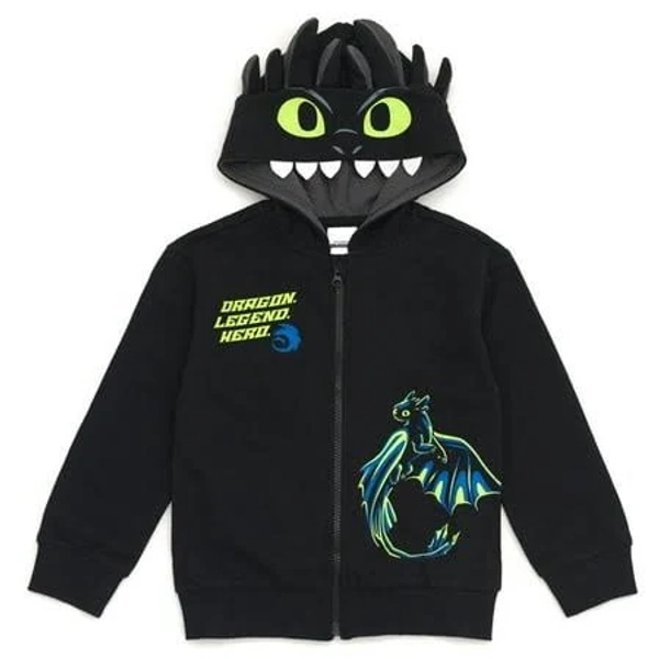 Dreamworks How to Train Your Dragon Toothless Fleece Hoodie
