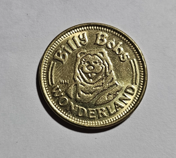 Billy Bob’s Wonderland Token - Authentic Rock-afire Explosion/ ShowBiz Pizza