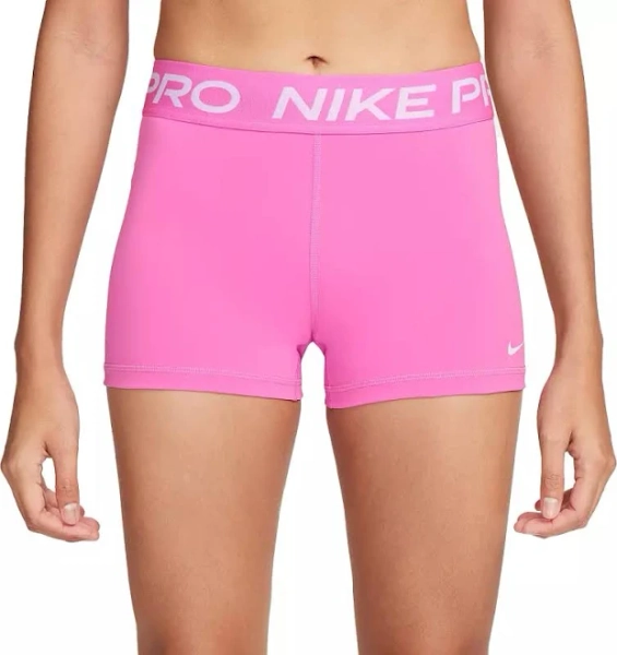 Nike Women's Nike Pro 3" Shorts (CZ9857) - PLAYFUL PINK XL