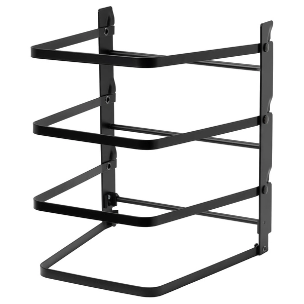SVARTABBORRE Baking sheet rack - foldable black 10 ¾x10 ¼x13 "