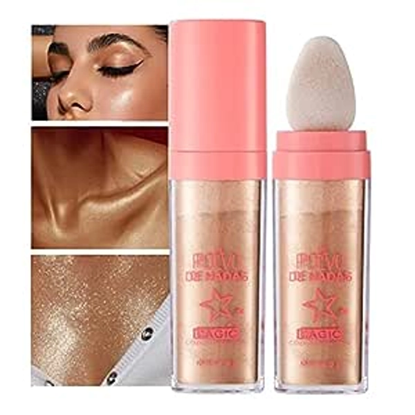 Hightlighter Stick Puff Fairy Glitter Loose Powder 